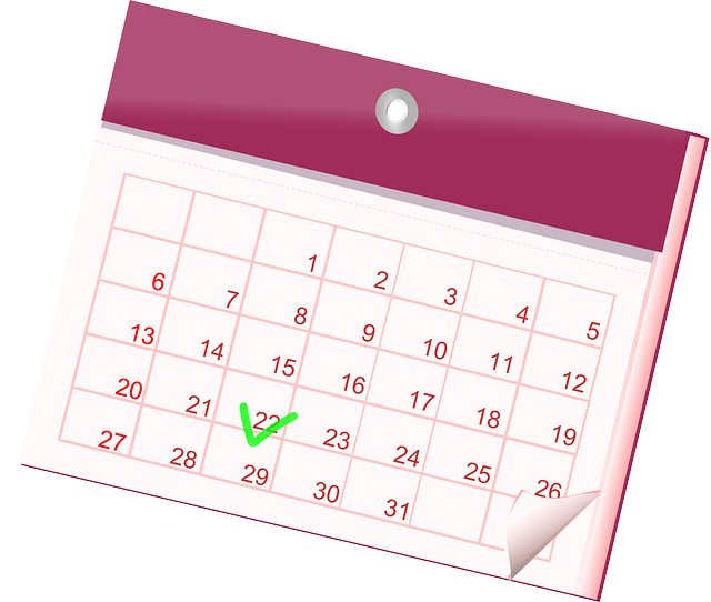 calendar g5acef3424 640 - 5 Dicas de treinamento para o Potty